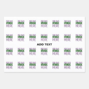 MODERN EDITABLE SIMPLE WHITE IMAGE TEXT TEMPLATE WRAPPING PAPER SHEET
