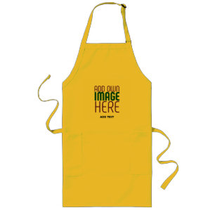 MODERN EDITABLE SIMPLE YELLOW IMAGE TEXT TEMPLATE LONG APRON