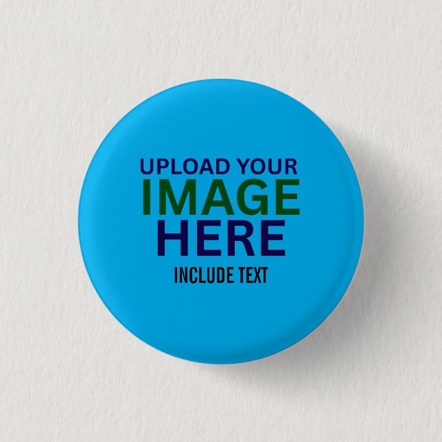 Modern Editable Swag Design with Image and Text 3 Cm Round Badge (Front)