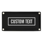 Modern Editable Text in White Logo Style Frame