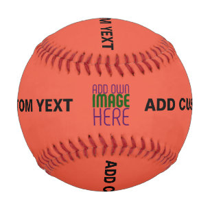 MODERN EDITABLE TOMATO RED IMAGE TEXT TEMPLATE BASEBALL