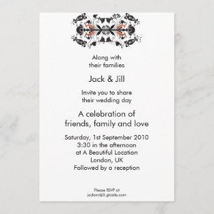 Modern Eduardian 5x7 Invitation