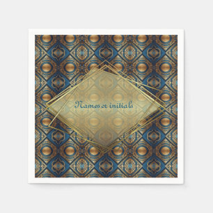 Modern Egyptian, Islamic, Arabic & African design Napkin