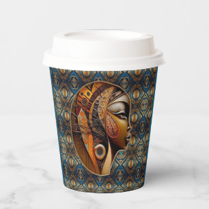 Modern Egyptian, Islamic, Arabic & African design Paper Cups