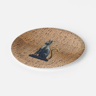 Modern Egyptian, Islamic, Arabic & African design Paper Plate
