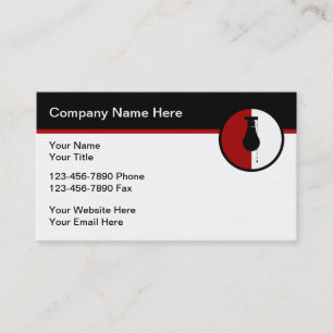 Modern Electrician Cool Logo Template Business Card