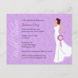 Modern Elegance Bridal Shower Invitation