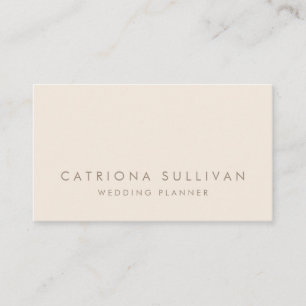 Modern Elegance Ivory Business Card