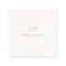 Modern Elegance: Personalised Gold Heart Wedding