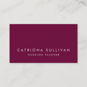 Modern Elegance   Poppy Business Card