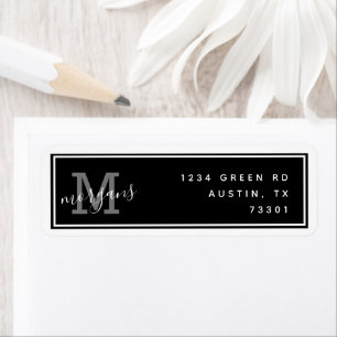 Modern Elegance Return Address Label