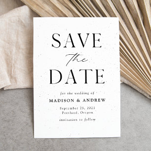 Modern Elegance Save the Date