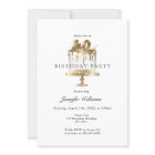 Modern, elegant 40. birthday invitation