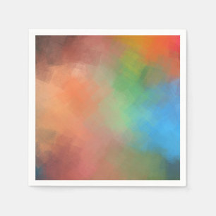 Modern Elegant Abstract Art Colourful Template Napkin