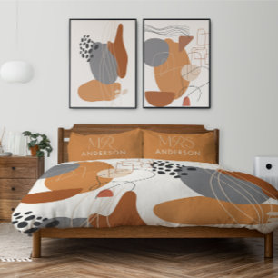 Modern elegant abstract geometric mid century phot photo print