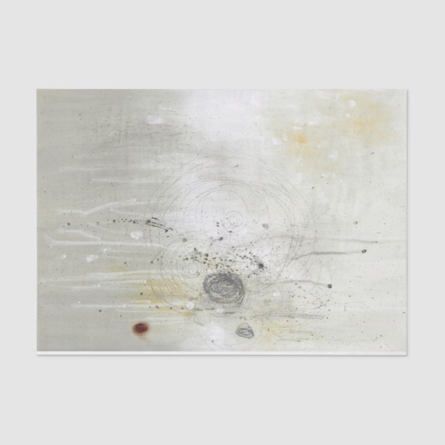 Modern Elegant Abstract Pattern Tissue Paper (Front)