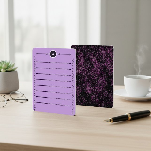 Modern, Elegant Abstract Stationery Flat Note Card (Creator Uploaded)