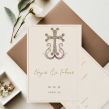 Modern Elegant Armenian Cross Wedding