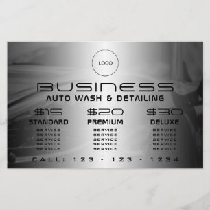 Modern elegant automotive flyer