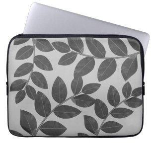 Modern  & Elegant  Bay Leaves Laptop Sleeve