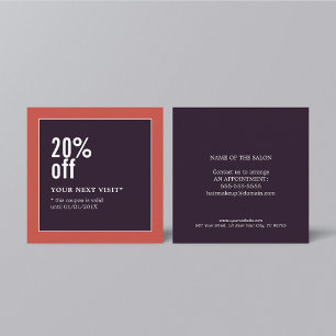 Modern Elegant Beauty Fashion Coupon