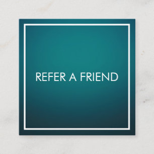 Modern Elegant  Beauty Salon Referral Card