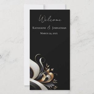 Modern Elegant Black and Gold