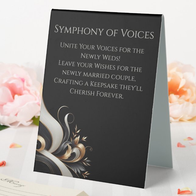 Modern Elegant Black and Gold  (In SItu (Wedding))