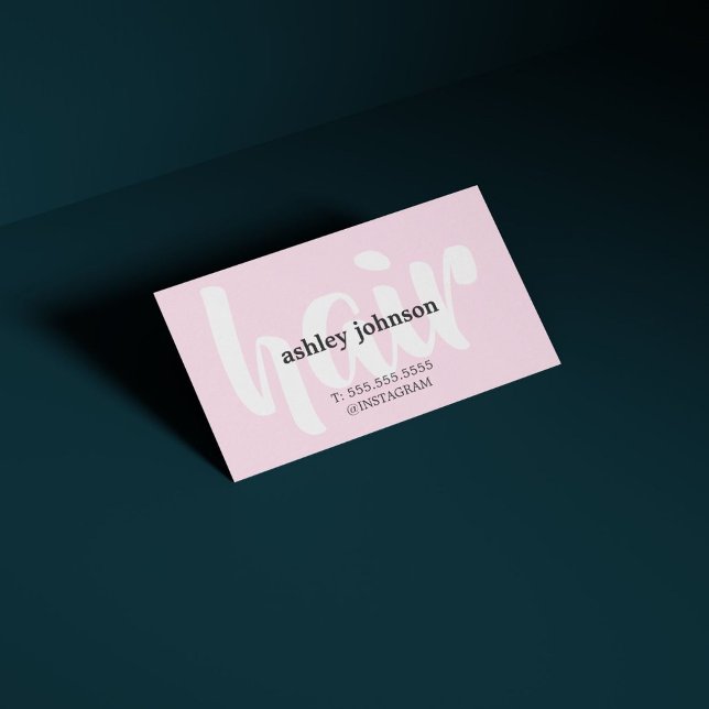 Modern Elegant Black Rose White Hair Stylist Business Card (Creator Uploaded)