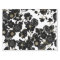 Modern Elegant Black White and Gold Floral Pattern