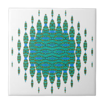 Modern elegant boho aqua 