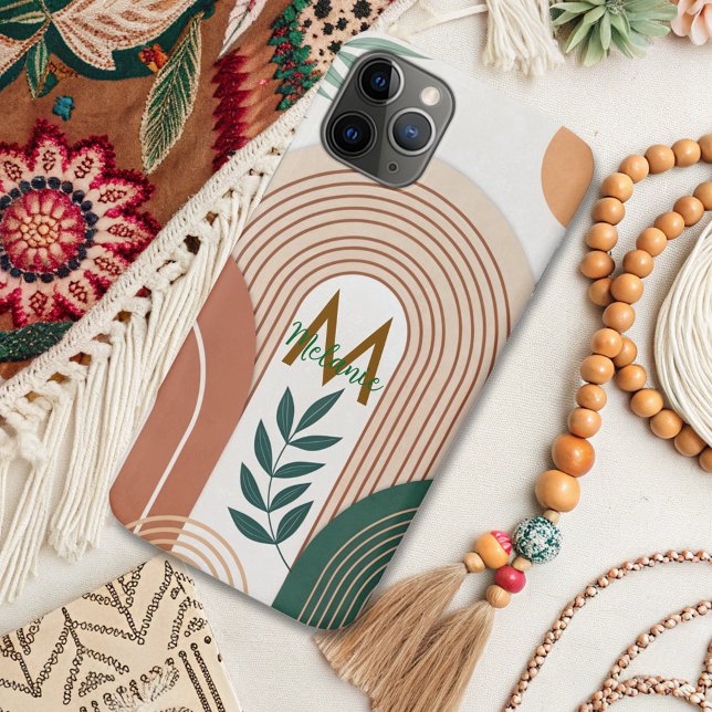 Modern elegant boho rainbow  Case-Mate iPhone case (Creator Uploaded)