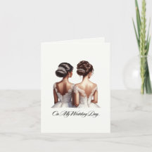 Modern Elegant Bridesmaid Thank You Card