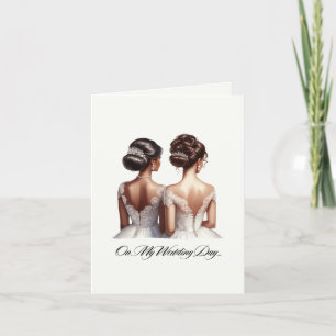 Modern Elegant Bridesmaid Thank You Card
