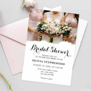 Modern Elegant Bridesmaids Bridal Shower Invitation