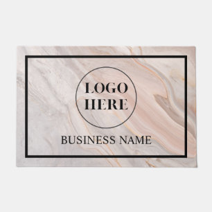 Modern Elegant Business Logo Doormat