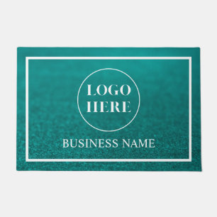 Modern Elegant Business Logo Doormat