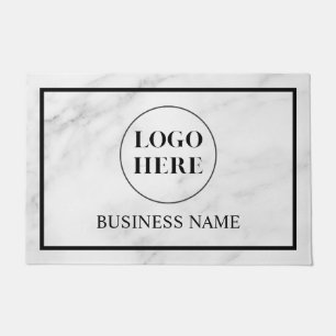 Modern Elegant Business Logo Doormat