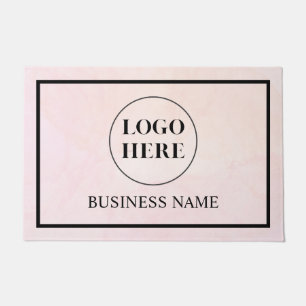 Modern Elegant Business Logo Doormat