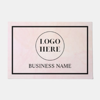 Modern Elegant Business Logo Doormat