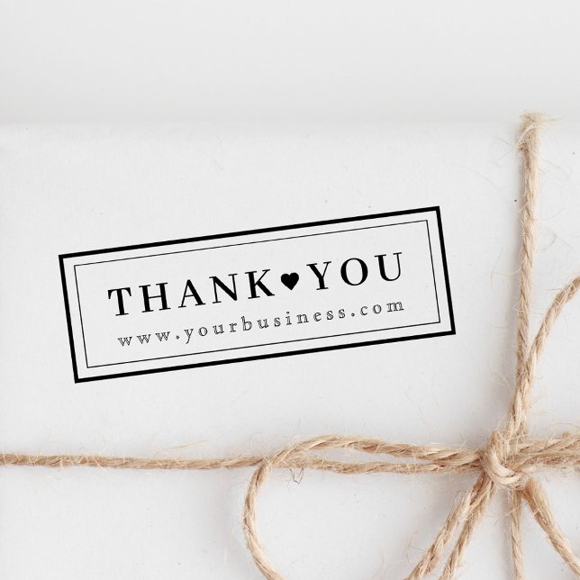 Modern Elegant Business Thank You Self-inking Stamp (Creator Uploaded)