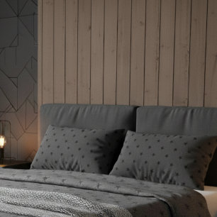 Modern Elegant Chic Black Star Pattern  Pillowcase