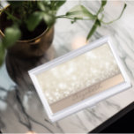 Modern Elegant Chic Girly Bokeh Business Card Holder<br><div class="desc">Elegant glamourous bokeh background. An elegant and sophisticated designe. The perfect cool gift idea for her on any occasion.</div>