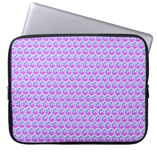 Modern elegant chic glitter diamonds laptop sleeve