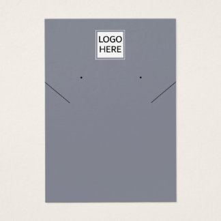 Modern Elegant Chic Necklace earring display card 