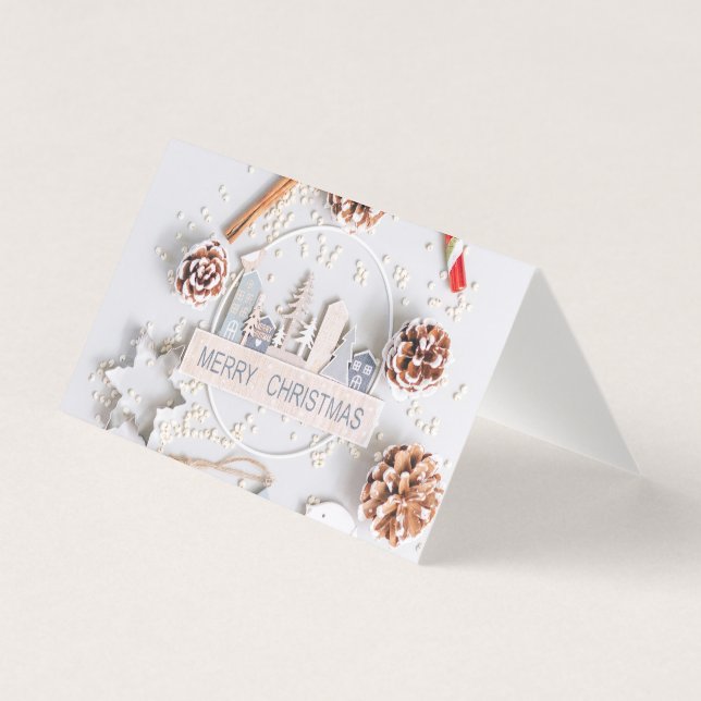 Modern & Elegant Christmas Card – Classic Design (Front)