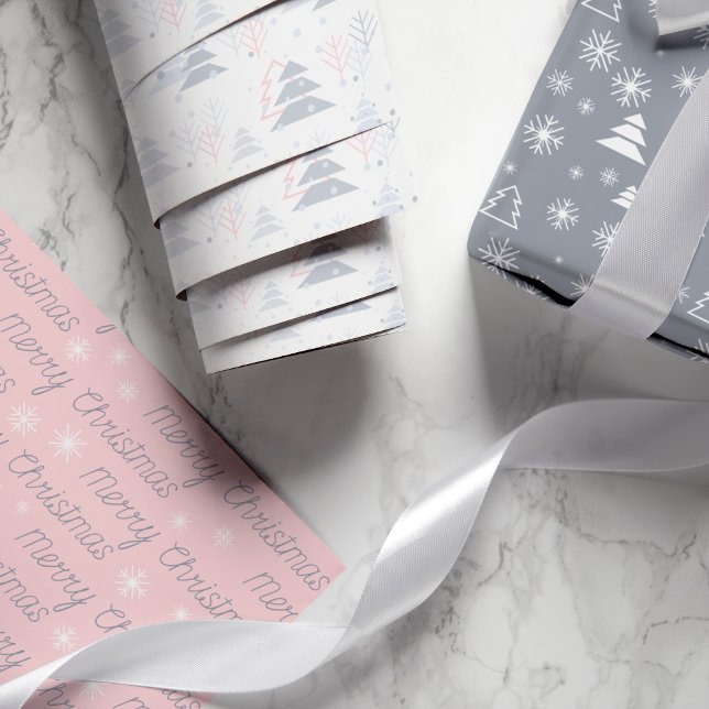 Modern Elegant Christmas Holiday Pattern Wrapping Paper Sheet (Creator Uploaded)