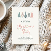 Modern Elegant Christmas Party Invitation