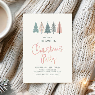 Modern Elegant Christmas Party Invitation