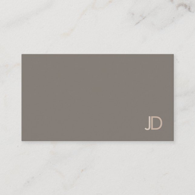 Modern Elegant Colour Harmony Professional Monogra Business Card (Front)